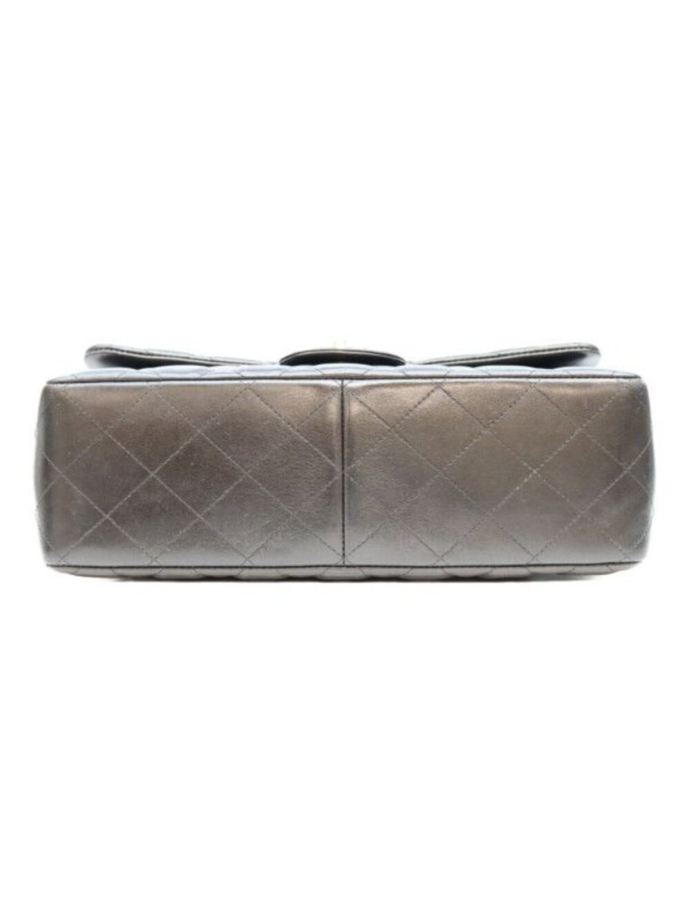 Chanel Black Lamb Silver Double Flap Maxi Quilted 30 - Picture 5 of 15